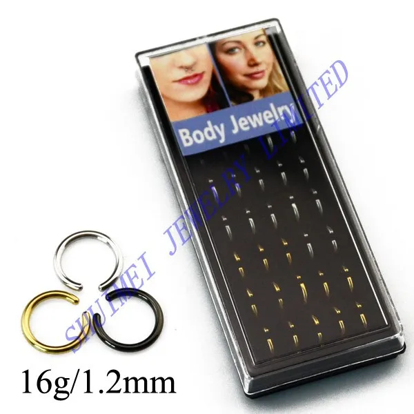 SHUIMEI 40Pcs Titanium Anodized 316L Staianless Steel Fake Nose Stud Septum Tragus Lip Eyebrow Ring Piercing Body Jewelry
SHUIMEI 40Pcs Titanium Anodized 316L Staianless Steel Fake Nose Stud Septum Tragus Lip Eyebrow Ring Piercing Body Jewelry