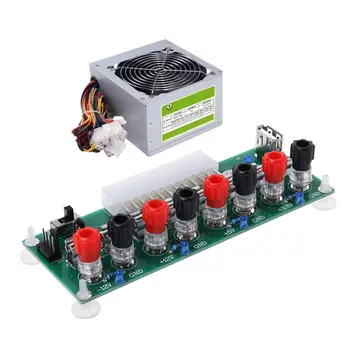ATX Benchtop Computer Power Supply Electric Circuit 24Pins Breakout Board Module DC Plug Connector USB 5V Port
ATX Benchtop Computer Power Supply Electric Circuit 24Pins Breakout Board Module DC Plug Connector USB 5V Port