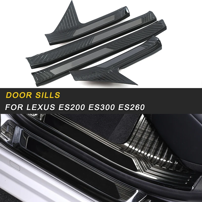 Door Sills Scuff Plate Trim Welcome Pedal Threshold for Lexus ES200 ES300 ES260 Car Accessories Stickers
Door Sills Scuff Plate Trim Welcome Pedal Threshold for Lexus ES200 ES300 ES260 Car Accessories Stickers