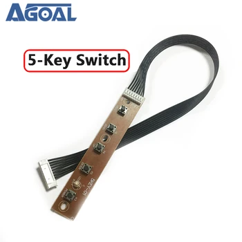 Universal 5 Keys Buttons V29 V56 V59 TV Switch Keypad Board keyboard plate switch button With Interface
Universal 5 Keys Buttons V29 V56 V59 TV Switch Keypad Board keyboard plate switch button With Interface