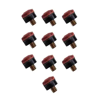 New 10Pcs 10/11/12/13mm Screw-on Pool Cues Tips Replacement Professional Billiard Balls Repair Tool Snooker Game Club Accessory
New 10Pcs 10/11/12/13mm Screw-on Pool Cues Tips Replacement Professional Billiard Balls Repair Tool Snooker Game Club Accessory