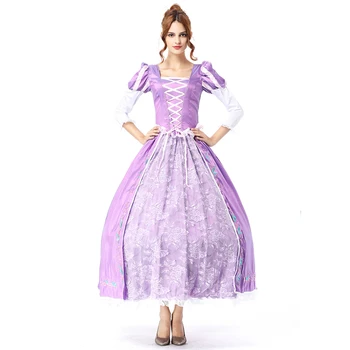 Purple Costume Adult Rapunzel Fancy Dress Anime Cosplay Costume Princess Fairytale Tangled Halloween Costume Dress
Purple Costume Adult Rapunzel Fancy Dress Anime Cosplay Costume Princess Fairytale Tangled Halloween Costume Dress