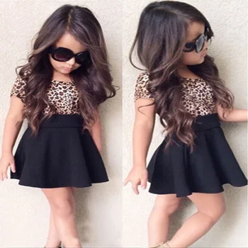 2017 New Arrival Kids Girls Dress Leopard Short Sleeve O Neck Dress 1-6Y Children Clothing Kids Girl Clothes Halloween Gift
2017 New Arrival Kids Girls Dress Leopard Short Sleeve O Neck Dress 1-6Y Children Clothing Kids Girl Clothes Halloween Gift