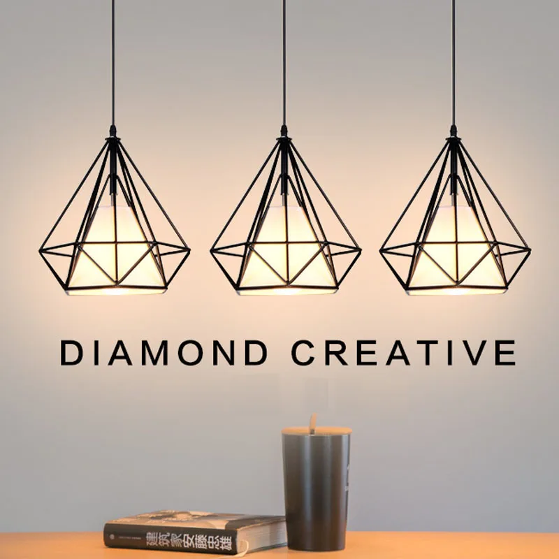 North Eupore Simple Diamond Suspension Pendant Lamp (3)