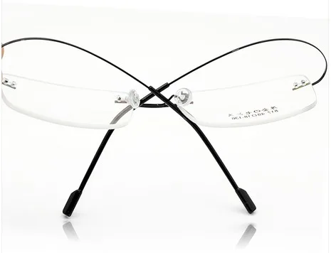 Fahion Retail 9 Colors Lightweight Rimless Glasses Frames Memory Titanium Eyeglasses Spectacle Prescription Optical Frames 2018
Fahion Retail 9 Colors Lightweight Rimless Glasses Frames Memory Titanium Eyeglasses Spectacle Prescription Optical Frames 2018