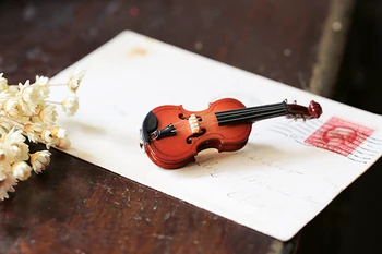 Vintage Arts and Crafts style Violin Wooden Brooch Fashion Unique Musical Instrument Pin Brooches Handmade Victorian
Vintage Arts and Crafts style Violin Wooden Brooch Fashion Unique Musical Instrument Pin Brooches Handmade Victorian