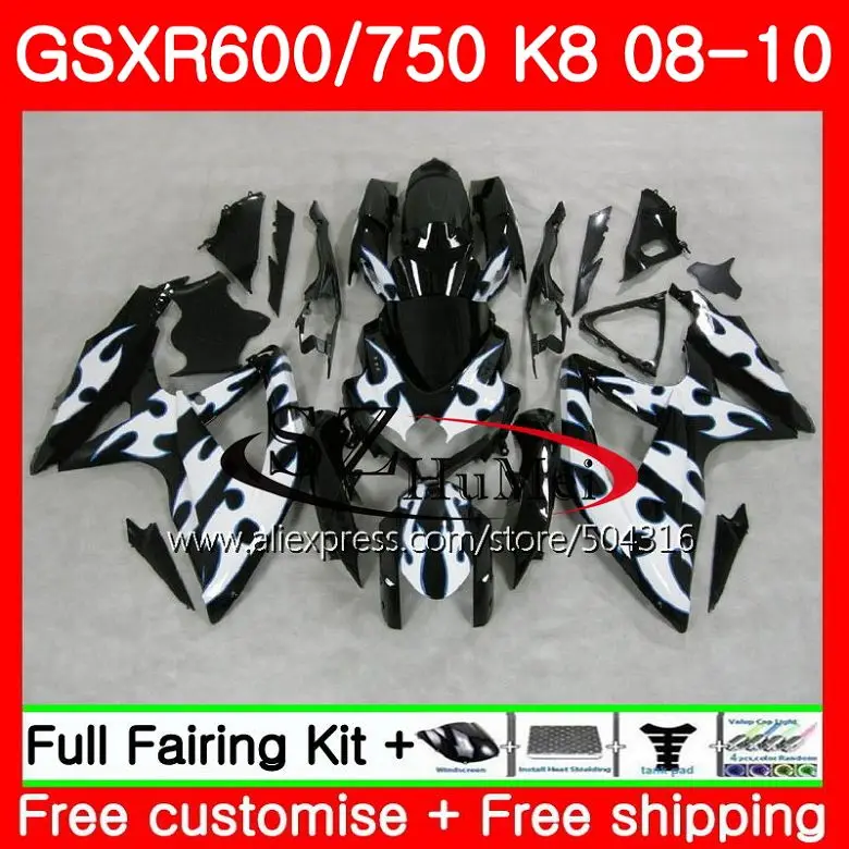 Body For SUZUKI GSXR 750 GSX-R750 K8 GSXR 600 08 10 32HS19 gloss black GSXR750 08 09 10 GSX-R600 GSXR600 2008 2009 2010 Fairing
Body For SUZUKI GSXR 750 GSX-R750 K8 GSXR 600 08 10 32HS19 gloss black GSXR750 08 09 10 GSX-R600 GSXR600 2008 2009 2010 Fairing