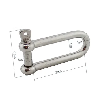 Marine Grade Long D Shackle Stainless Steel AISI 316 Long D Rigging Screw Pin Shackle Hooks rigging hardware M8 M10 M12
Marine Grade Long D Shackle Stainless Steel AISI 316 Long D Rigging Screw Pin Shackle Hooks rigging hardware M8 M10 M12