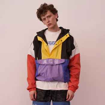 Vintage Color Block Embroidered Pullover Hooded Jackets 2018 Spring Autumn Button Windbreaker Hoodies Jacket Streetwear
Vintage Color Block Embroidered Pullover Hooded Jackets 2018 Spring Autumn Button Windbreaker Hoodies Jacket Streetwear