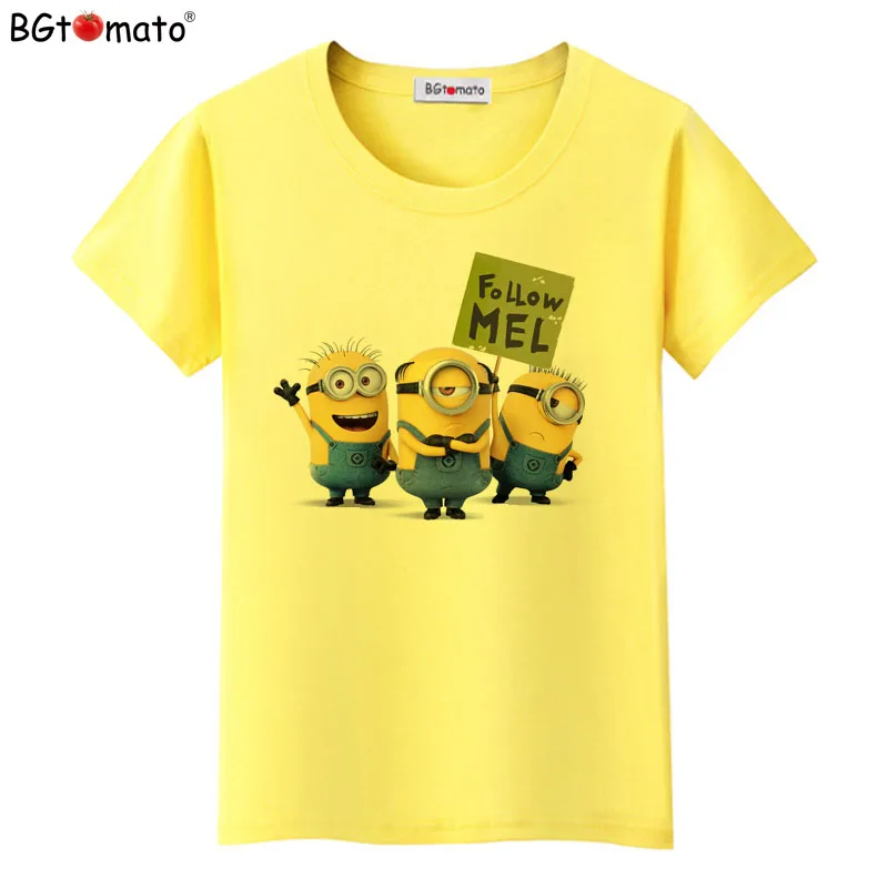 BGtomato T shirt Super lovely minions 3D tshirt women Hot sale cartoon kawaii top tees short sleeve casual funny t shirts
BGtomato T shirt Super lovely minions 3D tshirt women Hot sale cartoon kawaii top tees short sleeve casual funny t shirts