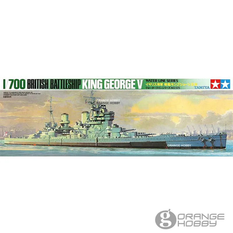 OHS Tamiya 77525 1/700 King George V British BattleShip Water Line Ver. Assembly Scale Model Building Kits
OHS Tamiya 77525 1/700 King George V British BattleShip Water Line Ver. Assembly Scale Model Building Kits
