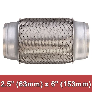 Car Weld-on 63*153mm Inlet Car&Truck Exhaust Flex Pipe Braided Muffler Tip UK Exhaust Flex Pipe
Car Weld-on 63*153mm Inlet Car&Truck Exhaust Flex Pipe Braided Muffler Tip UK Exhaust Flex Pipe