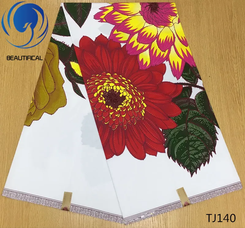 LIULANZHI Latest african real wax fabric ankara Java wax Prints big flowers Wholesale Hot selling nigerian wax TJ132-TJ149
LIULANZHI Latest african real wax fabric ankara Java wax Prints big flowers Wholesale Hot selling nigerian wax TJ132-TJ149