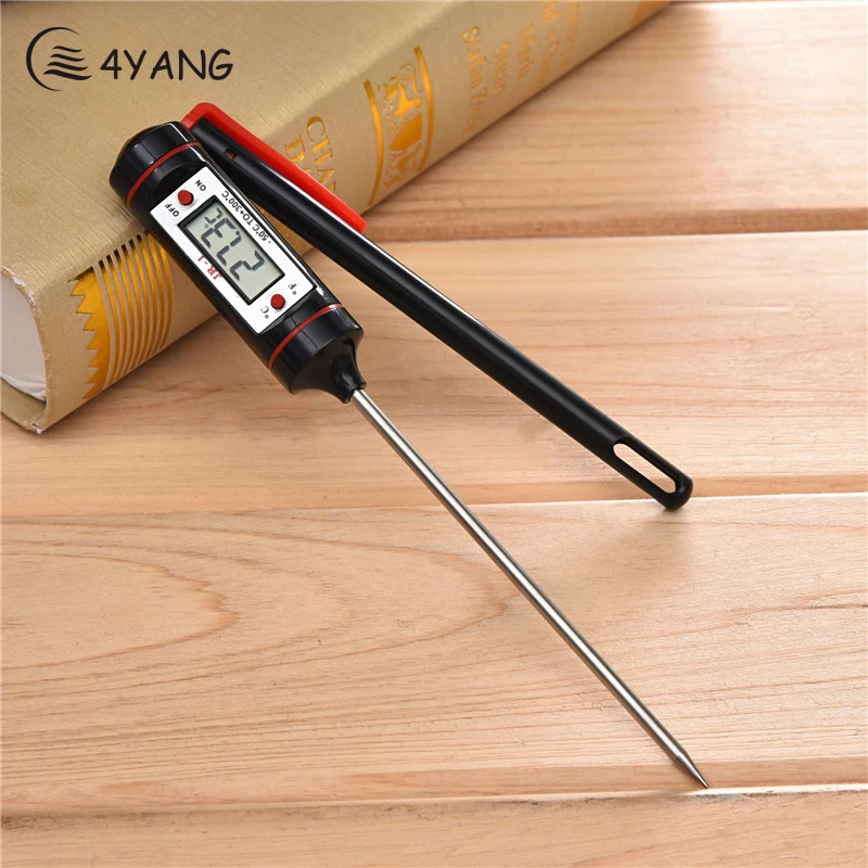 4YANG Stainless Steel Pen Thermometer Kitchen Food Temperature Measuring Pen Baking Temperature Measuring Household Gadget
4YANG Stainless Steel Pen Thermometer Kitchen Food Temperature Measuring Pen Baking Temperature Measuring Household Gadget