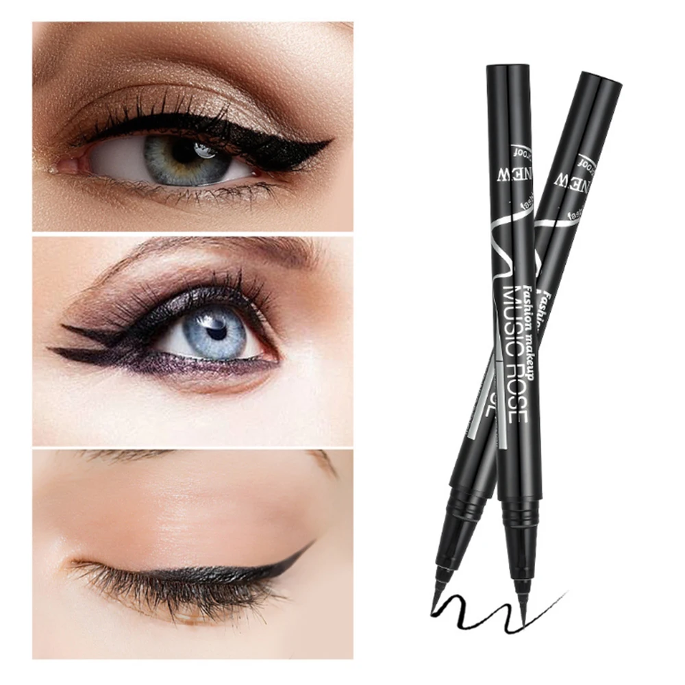 MUSIC ROSE Black Eyeliner Pencil High Pigmented Waterproof Pen Long-lasting Liquid Eye Liner Smooth Make Up Tools
MUSIC ROSE Black Eyeliner Pencil High Pigmented Waterproof Pen Long-lasting Liquid Eye Liner Smooth Make Up Tools