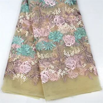 Select quality African 3D flowers lace fabric 2018 Fashionable mesh lace fabric with sequins for dress A768-1
Select quality African 3D flowers lace fabric 2018 Fashionable mesh lace fabric with sequins for dress A768-1