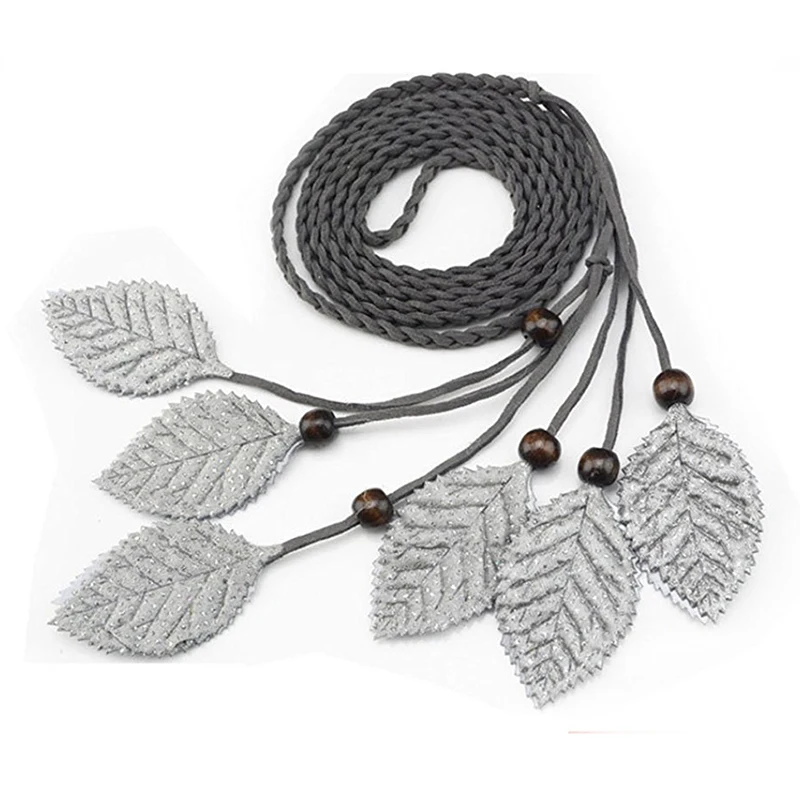 Women Tassels Waist Belt Bohemia Style Braided Coat Dress Waist Belt Accessories gray
Women Tassels Waist Belt Bohemia Style Braided Coat Dress Waist Belt Accessories gray