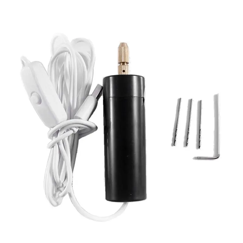 DC 5V Electric Hand Drill Wrench 5V Hand Motor Hole Making Resin Jewelry Mini Drill Usb
DC 5V Electric Hand Drill Wrench 5V Hand Motor Hole Making Resin Jewelry Mini Drill Usb