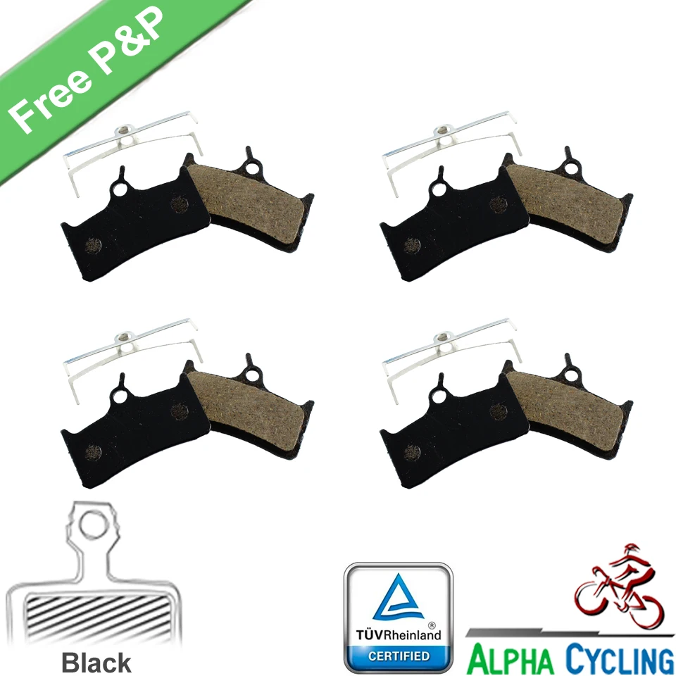 Bicycle Brake Pads for HOPE DH4 E4 M4 and for Shimano M755 DH Disc Brake, 4 Pairs, Black Class Resin
Bicycle Brake Pads for HOPE DH4 E4 M4 and for Shimano M755 DH Disc Brake, 4 Pairs, Black Class Resin