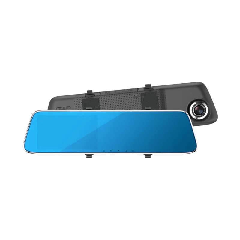 Автомобильное зеркало заднего вида 4 3 дюйма DVR двойной объектив lingtong | Автомобили