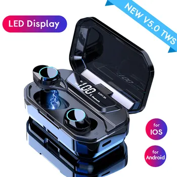 G02 TWS 5.0 Bluetooth Earphones For redmi note 7 9D Stereo Wireless Earphone with Mic Earbuds Headset 3300mAh LED Power Display
G02 TWS 5.0 Bluetooth Earphones For redmi note 7 9D Stereo Wireless Earphone with Mic Earbuds Headset 3300mAh LED Power Display