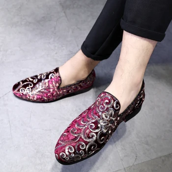 2020 New Design Embroidery Suede Formal Dress Shoes Doug Business Leather Pointed Toe Slip-On Penny Casual Flat Shoes Plus Size
2020 New Design Embroidery Suede Formal Dress Shoes Doug Business Leather Pointed Toe Slip-On Penny Casual Flat Shoes Plus Size