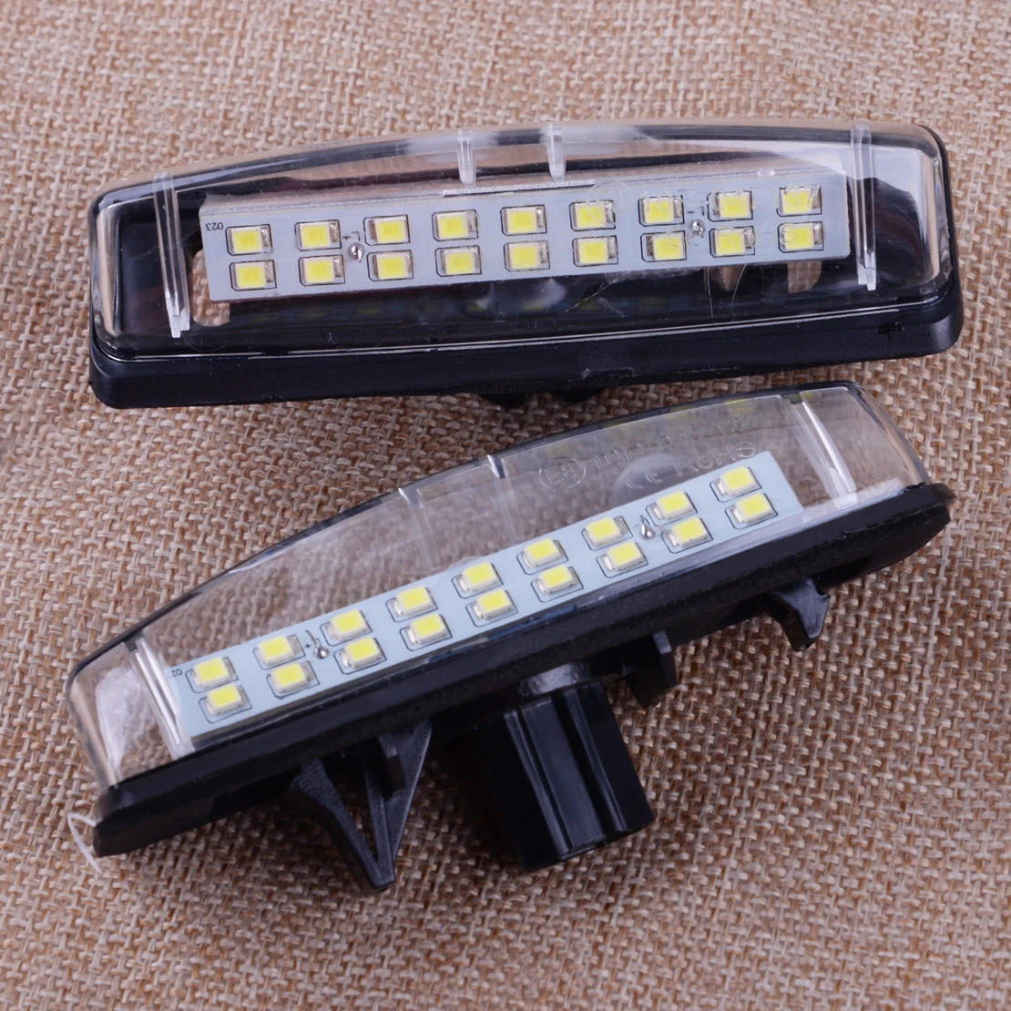 CITALL 1 Pair 1.8W 18 LED 2 Pin License Number Plate Light Lamp fit for Toyota Camry Echo Prius Lexus LS430 Mitsubishi Grandis
CITALL 1 Pair 1.8W 18 LED 2 Pin License Number Plate Light Lamp fit for Toyota Camry Echo Prius Lexus LS430 Mitsubishi Grandis