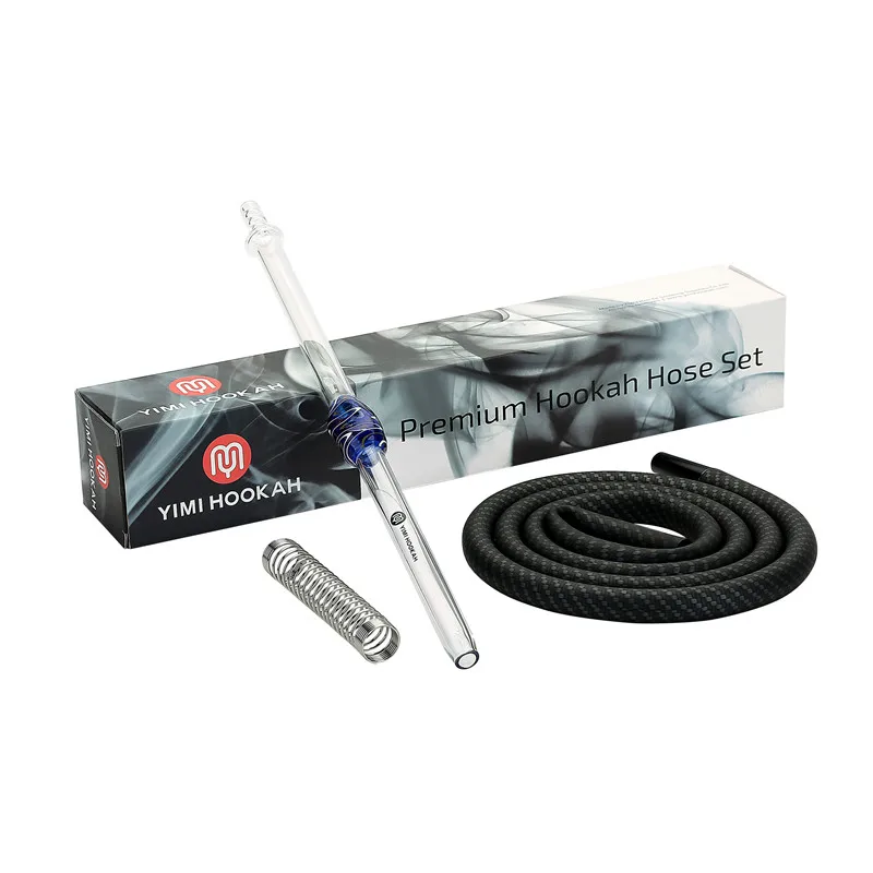 Yimi Hookah Hose Set 1.5m Shisha Silicon Hose 40cm Glass Mouthpiece Narguil Spring Adapter
Yimi Hookah Hose Set 1.5m Shisha Silicon Hose 40cm Glass Mouthpiece Narguil Spring Adapter