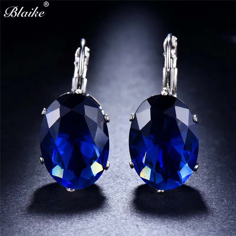 Blaike Unique Big Blue Cubic Zircon Hoop Earrings For Women 925 Sterling Silver Dainty Halloween Jewelry Christmas Present
Blaike Unique Big Blue Cubic Zircon Hoop Earrings For Women 925 Sterling Silver Dainty Halloween Jewelry Christmas Present