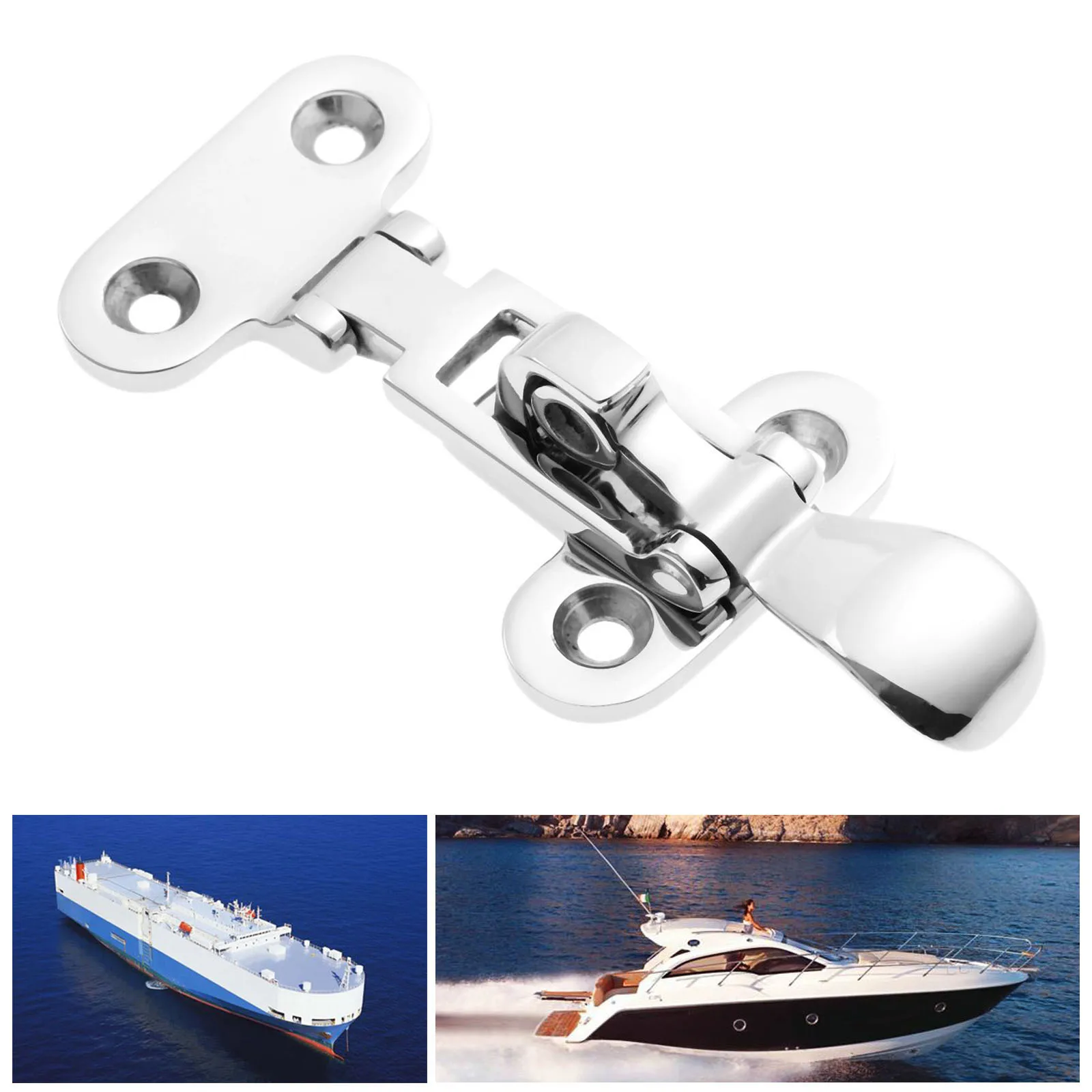 Marine Boats 316 Stainless Steel Locker Anti-Rattle Latch Fastener Clamp Safety Hasp Catch Lockable Fishing Tackle Carp 105*50mm
Marine Boats 316 Stainless Steel Locker Anti-Rattle Latch Fastener Clamp Safety Hasp Catch Lockable Fishing Tackle Carp 105*50mm