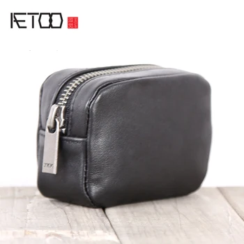 AETOO cowhide Handmade wallet Coin Card bag key pack data line Clutter Mini Storage bag
AETOO cowhide Handmade wallet Coin Card bag key pack data line Clutter Mini Storage bag
