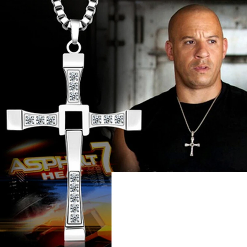 The Fast And The Furious Gold Color Cross Pendant Necklaces Collier Dominic Toretto Bijoux Items Male /Female Jewellery 
The Fast And The Furious Gold Color Cross Pendant Necklaces Collier Dominic Toretto Bijoux Items Male /Female Jewellery