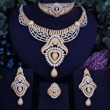 GODKI Super Luxury Flower Leaf Full Micro Cubic Zirconia Women Wedding Dress Necklace Earring Jewelry Set
GODKI Super Luxury Flower Leaf Full Micro Cubic Zirconia Women Wedding Dress Necklace Earring Jewelry Set