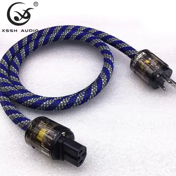 Hi-End 400 signature version hifi audio US/EU power cord pure copper power cable with P-004/P-004E power plug connector
Hi-End 400 signature version hifi audio US/EU power cord pure copper power cable with P-004/P-004E power plug connector