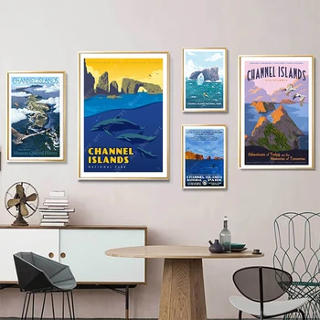 America Channel Islands National Park Map Travel Canvas Paintings Vintage Wall Kraft Posters Coated Wall Sticker Home Decor Gift
America Channel Islands National Park Map Travel Canvas Paintings Vintage Wall Kraft Posters Coated Wall Sticker Home Decor Gift