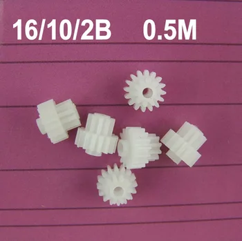 Hot sale (100pcs/lot) HAGO 0.5M 16102B model plastic gear wheel double layer gear 16t 10t 2b reduction gear (accept retail)
Hot sale (100pcs/lot) HAGO 0.5M 16102B model plastic gear wheel double layer gear 16t 10t 2b reduction gear (accept retail)