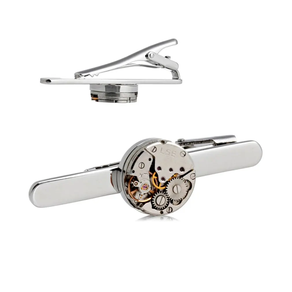 Fashion Tie Men's Tie Clip Retro Watch Tie Clip Personality Men's Mechanical Watch Movement Tie Clip
Fashion Tie Men's Tie Clip Retro Watch Tie Clip Personality Men's Mechanical Watch Movement Tie Clip