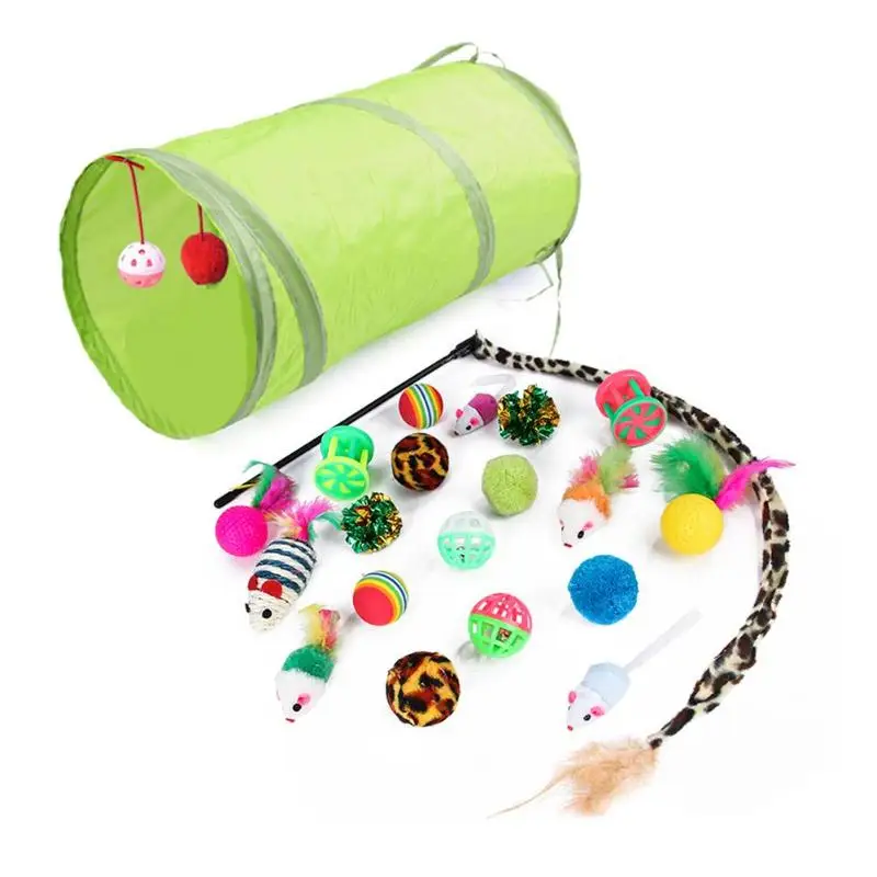 21pcs/set Funny Pet Tunnel Cat Play Foldable Cave Kitten Stick False Mouse Cats Stick Ball Toys Bulk Toys Rabbit Tunnel Cat Cave
21pcs/set Funny Pet Tunnel Cat Play Foldable Cave Kitten Stick False Mouse Cats Stick Ball Toys Bulk Toys Rabbit Tunnel Cat Cave
