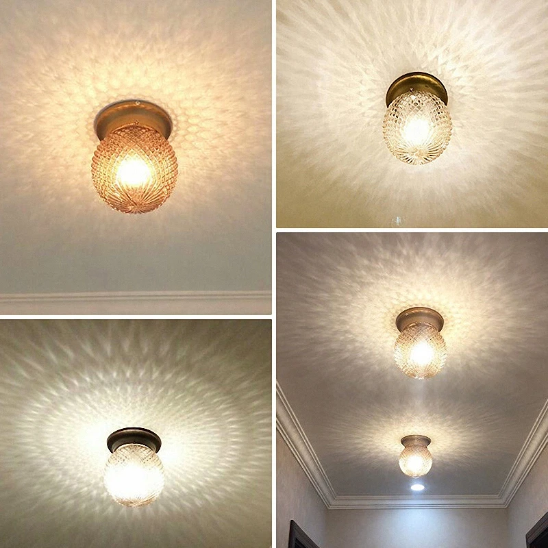 Modern Simple LED Glass Lampshade Ceiling Light for Stair Bedroom Copper Round Ball Decor Lamp Home Lighting
Modern Simple LED Glass Lampshade Ceiling Light for Stair Bedroom Copper Round Ball Decor Lamp Home Lighting