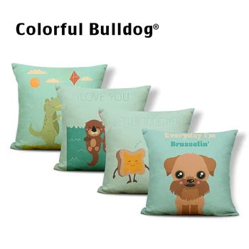 Square Cute Cartoon Animal Pillow Case Dog Whale Lion Dinosaur Sloth Penguin Decoration Couple Pillow Home Sofa Cushion Cover
Square Cute Cartoon Animal Pillow Case Dog Whale Lion Dinosaur Sloth Penguin Decoration Couple Pillow Home Sofa Cushion Cover
