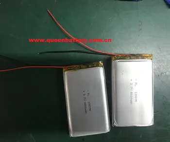 li-po li-polymer battery pack 1s1p 126090 3.7V 8000mAh with pcb(1-1.5A) with lead wires
li-po li-polymer battery pack 1s1p 126090 3.7V 8000mAh with pcb(1-1.5A) with lead wires