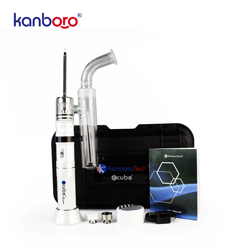 Original Kanboro flagship E-Nail Ecube Master with Titanium Ceramic Quartz Nail 2600mAh Battery For Oil Wax Temperature Control
Original Kanboro flagship E-Nail Ecube Master with Titanium Ceramic Quartz Nail 2600mAh Battery For Oil Wax Temperature Control