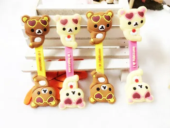 10pcs/lot Cartoon rilakkuma Headphone Earphone Cable Wire Organizer Cord Holder USB Charger Cable Winder For iphone samsung MP3
10pcs/lot Cartoon rilakkuma Headphone Earphone Cable Wire Organizer Cord Holder USB Charger Cable Winder For iphone samsung MP3