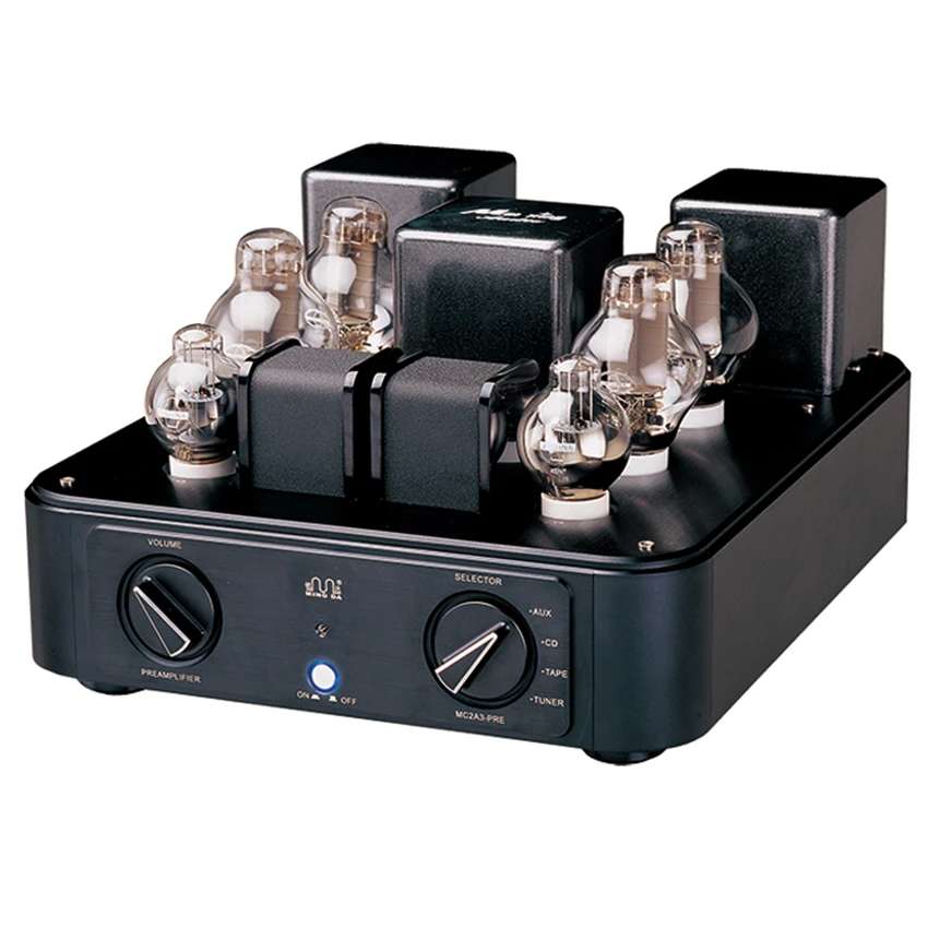 W-009 MEIXING Mingda MC2A3-PRE Vacuum Tube Pre Amplifier Preamp 1*XLR 4*RCA Input 6SN7*2 2A3*4 Output: 0.1V - 8V Gain 19dB
W-009 MEIXING Mingda MC2A3-PRE Vacuum Tube Pre Amplifier Preamp 1*XLR 4*RCA Input 6SN7*2 2A3*4 Output: 0.1V - 8V Gain 19dB