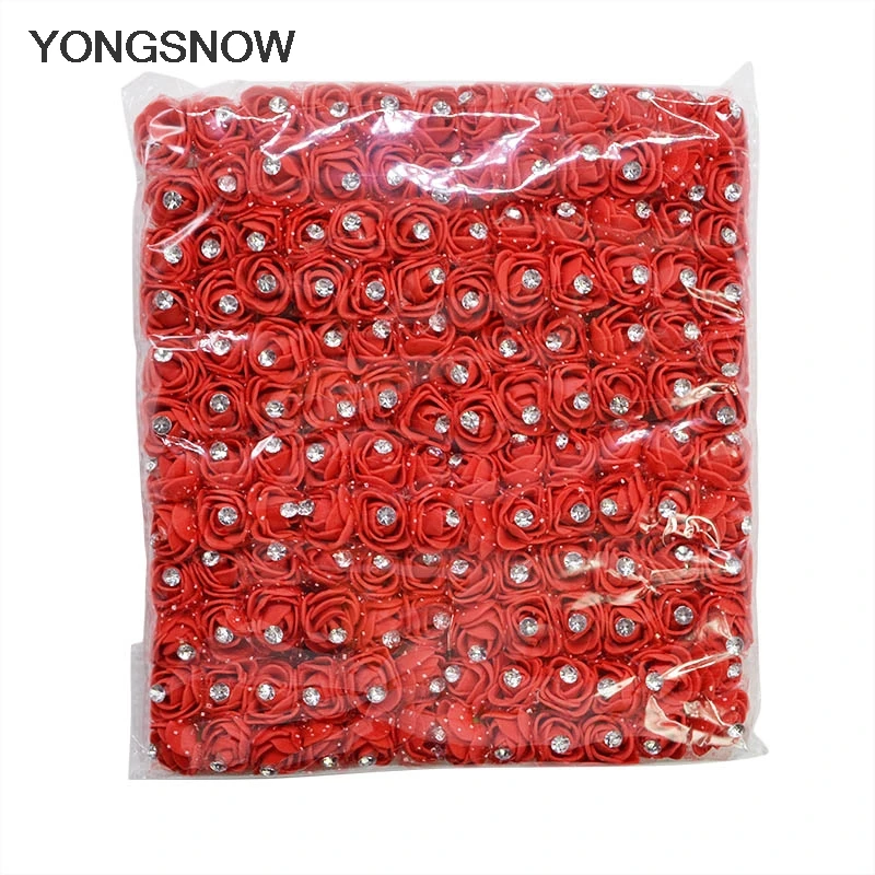 72/144pcs Red Mini PE Foam Rose Flowers for Wedding Wreath Decorative Supply Diamond Rose DIY Craft Fake Flower Bouquet Handmade
72/144pcs Red Mini PE Foam Rose Flowers for Wedding Wreath Decorative Supply Diamond Rose DIY Craft Fake Flower Bouquet Handmade