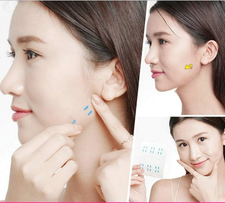 40 Pcs Practicable Invisible Thin Face Artifact Stickers Facial Line Wrinkle Skin V-Shape Face Lift Tape for Face Lift Tool
40 Pcs Practicable Invisible Thin Face Artifact Stickers Facial Line Wrinkle Skin V-Shape Face Lift Tape for Face Lift Tool