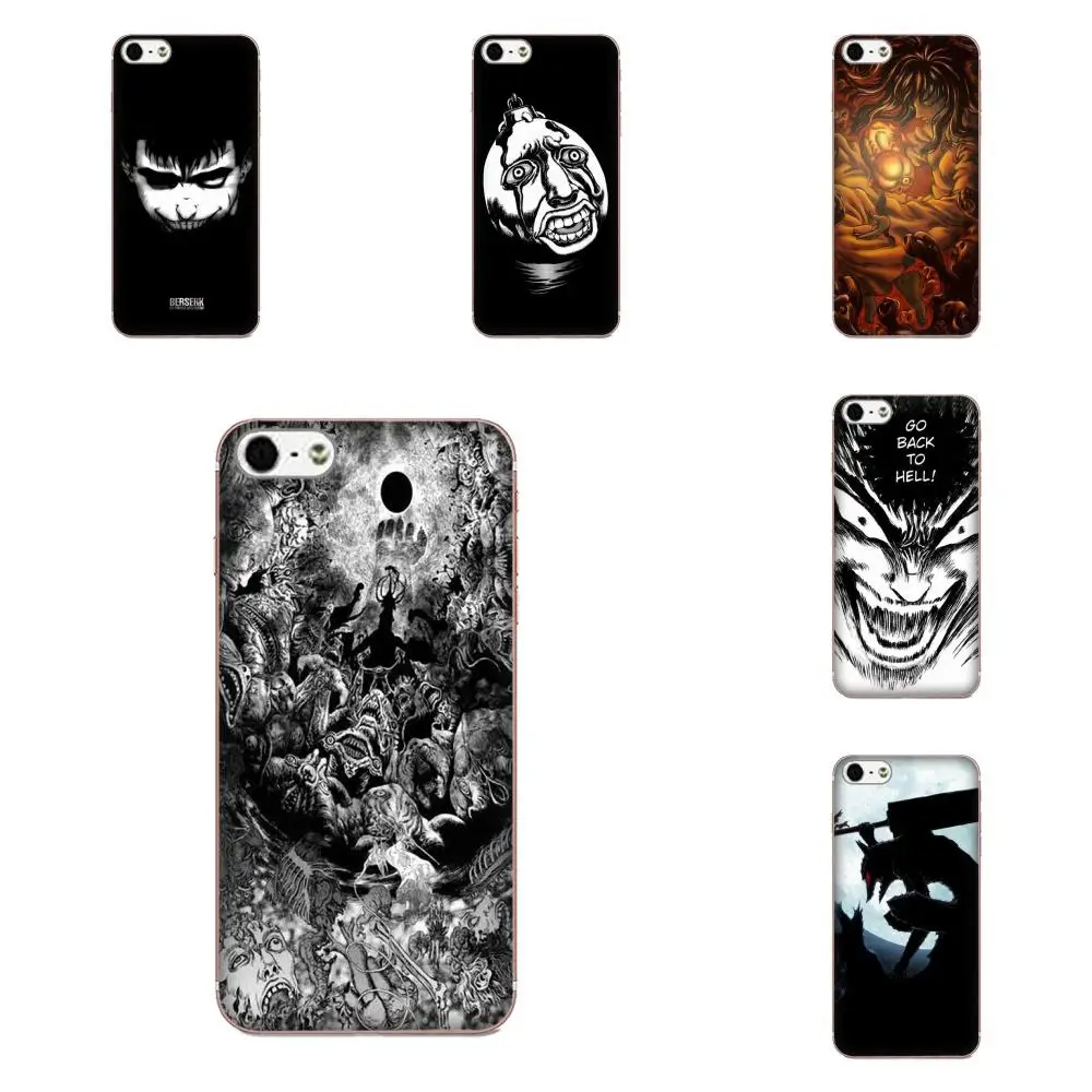 Berserk Аниме Мягкие аксессуары из ТПУ чехол для Galaxy J1 J2 J3 J330 J4 J5 J6 J7 J730 J8 2015 2016 2017 2018 mini