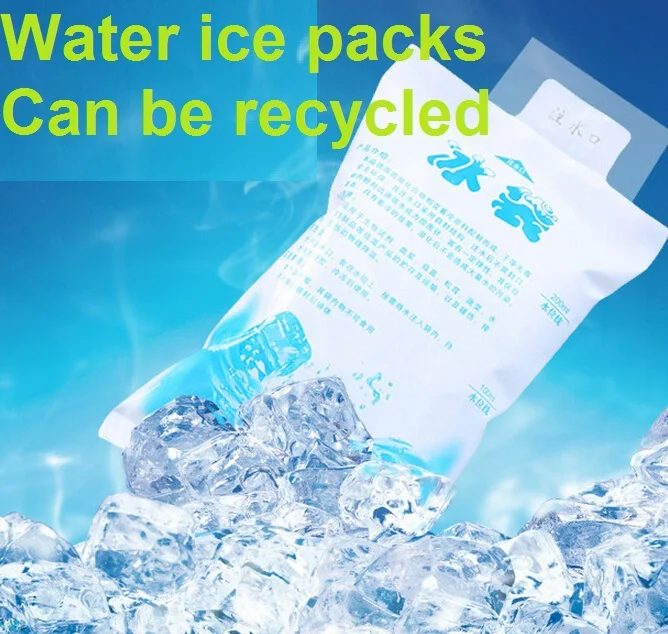 

6pcs / lot 200ML/ 400ML /600ML High quality Gel Ice Pack /Cooler bag for food storage, picnic,sport ice bag(00138)