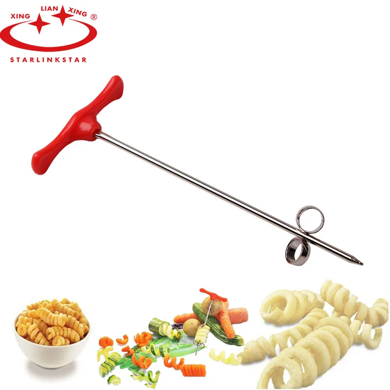 Manual Vegetable Spiral Screw Slicer Stainless Steel DIY Radish Potato Cutter Kitchen Accessories Carving tools Tools
Manual Vegetable Spiral Screw Slicer Stainless Steel DIY Radish Potato Cutter Kitchen Accessories Carving tools Tools