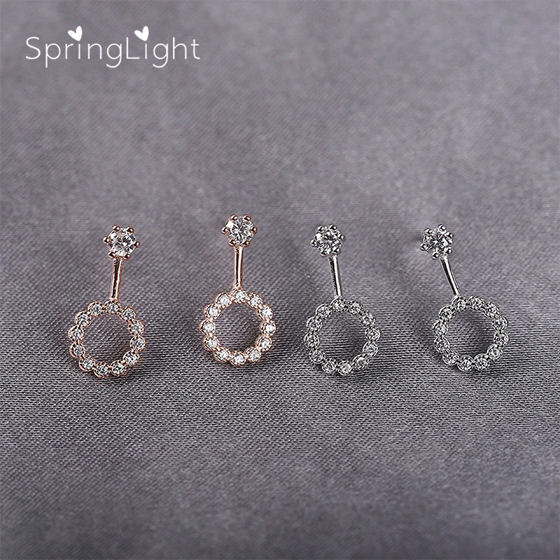 SpringLight Hollow Sun flower Zircon Earring Real 925 Silver Fine Jewelry Rose Gold Simple Plant Drop Earrings for Women Gift
SpringLight Hollow Sun flower Zircon Earring Real 925 Silver Fine Jewelry Rose Gold Simple Plant Drop Earrings for Women Gift